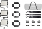 Godox LP1200Bi K3 Black Litemons Bi color LED Light Panel 3 light kit