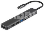 Adapteris USB Type-C - HDMI, 3x USB Type-A, SD, TF, USB Type-C PD100W
