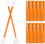 10Pcs Double-Headed Cleaning Stick Set, CMOS APS-C Frame Cleaning Stick 16mm Cleaning Cloth Sticks Set