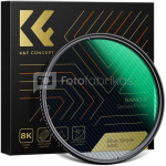 K&F 58mm, Blue Streak Filter, 2mm Thickness, HD, Waterproof, Anti Scratch, Green Coated