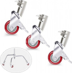 Neewer 3 Packs Caster Wheels Set 75mm 10097054