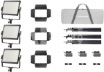 Godox LP400R K3 Black Litemons RGB LED Light Panel 3 light kit