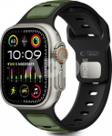 Tech-Protect watch strap IconBand Line Apple Watch 44/45/46/49mm, black/green