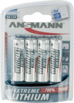 1x4 Ansmann Extreme Lithium Mignon AA LR 6
