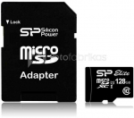 Silicon Power memory card microSDXC 128GB Elite UHS-I Class 10 + adapter