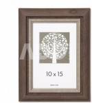 Rėmelis 40x50 plast 1306015 FAUSTA rudas | 30 mm