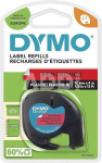Dymo Letratag Band Plastik red 12 mm x 4 m