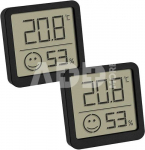 TFA 30.5053.01.02 2er Set black Digital Thermo Hygrometer