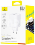 EnerFill FE11 100W 2xUSB-C + USB-A White