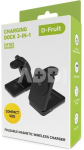 D-Fruit wireless charging station 3in1 DF182, black