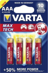 1x4 Varta Max Tech Micro AAA LR 03
