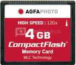 AgfaPhoto Compact Flash 4GB High Speed 120x MLC