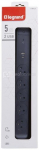 Legrand Extension cord 5x2PZ + USB A/C 1,5m black