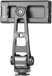 Puluz Rotation cold shoe phone clamp holder(black)