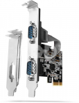 AXAGON PCI-Express card with two 250 kbps serial ports | PCEA-S2N