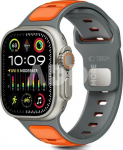 Tech-Protect watch strap IconBand Line Apple Watch 44/45/46/49mm, grey/orange