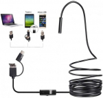 K&F Concept K&F Wireless USB Inspection Camera, Waterproof Endoscope Inspection Camera with 6 LED Lights, 3 in 1