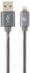 CABLE LIGHTNING TO USB2 1M/CC-USB2S-AMLM-1M-BG GEMBIRD