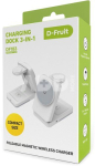 D-Fruit wireless charging station 3in1 DF183, white