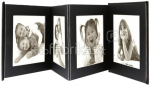 Deknudt Leporello black 8x15x20 faux leather 8 photos A66DC2 8PH