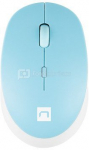 Natec Mouse, Harrier 2, Wired, 1600 DPI, Optical, White/Blue