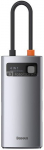 Hub 4in1 Baseus Metal Gleam Series, USB-C to USB 3.0 + USB 2.0 + HDMI + USB-C PD