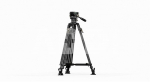 Tilta 75mm Cine Fluid Head with 2-Stage One Touch Carbon Fiber Tripod Legs (8KG) - Space Gray