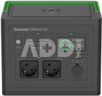 APC OffGrid Portable Power Station 730, 738Wh Lithium-ion, LCD, 2 CEE 7/3 Schuko outlets, Sinewave, 3 USB-A, 2 USB-C, Wireless Charger | Schneider Electric