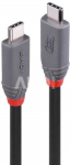CABLE USB4 240W TYPE C 0.8M/40GBPS ANTHRA LINE 36956 LINDY