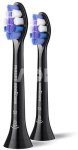 Philips Replacement brush heads | HX6052/88 Sonicare Sensitive | Heads | For adults | Number of brush heads included 2 | Black
