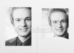 1x100 Daiber Portrait folders w. passepartout 13x18 white silk