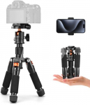 K&F Concept Desktop Mini Tripod for Camera, 20.5''/ 52cm Compact Tripod with 360&deg; Low Profile Ball Head