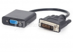I/O ADAPTER DVI TO VGA/BLACK A-DVID-VGAF-01 GEMBIRD