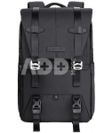 Camera Backpack, Lightweight Camera Bags for Photographers Large Capacity Camera Case with Rain Cover for 15.6 Inch Laptop, DSLR Cameras ( All Black )