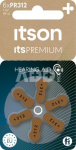 itson itsPREMIUM hearing aid battery PR312IT/6RM