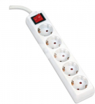 Omega extension cord OL5G15W 1.5m, white