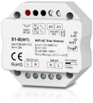 S1-B(WT) vieno kanalo 230V valdiklis, TRIAC, Push-Dimm, Tuya, Wi-Fi