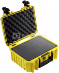 B&W International Type 3000 yellow incl. pre-cut foam