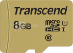 TRANSCEND GOLD 500S MICROSD W/ADP (V30) R95/W60 8GB