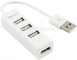 Sbox USB 4 Ports USB HUB H-204W white