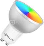Tellur WiFi LED Smart Bulb GU10, 5W, white/warm/RGB, dimmer