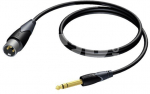 PROCAB XLR MALE 6,3 MM JACK MALE STEREO 3 M