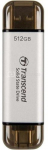 External SSD|TRANSCEND|ESD310|512GB|USB-C|USB|3D NAND|Write speed 900 MBytes/sec|Read speed 1050 MBytes/sec|TS512GESD310S
