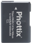 Phottix TITAN EN-EL14 Li-ion 1050 mAh
