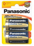 Panasonic Power Bronze Alkaline D size (LR20APB), 2-pack