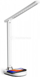 Platinet desk lamp with wireless charger PDL081W 18W QI, white (45244)
