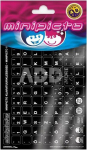 Minipicto keyboard sticker EST KB-UNI-EE01-BLK, black/white