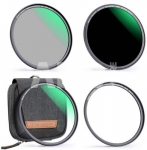 K&F Concept K&F 77mm Magnetic 3pcs Filter Kit, MCUV+CPL+ND1000+Filter Ring, HD, Waterproof, Anti Scratch, Green