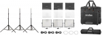Godox Studio LED Light Panel 3 Light Kit P120D K2