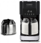 Caso | Coffee Maker with Two Insulated Jugs | Taste & Style Duo Thermo | Drip | 800 W | Black/Stainless Steel